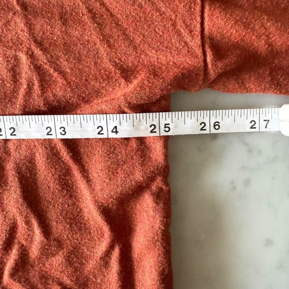 Lou & Grey SignatureSoft Cowl Neck Sweater Women’s XL Rust Orange Cozy Fall Knit - Picture 5 of 6